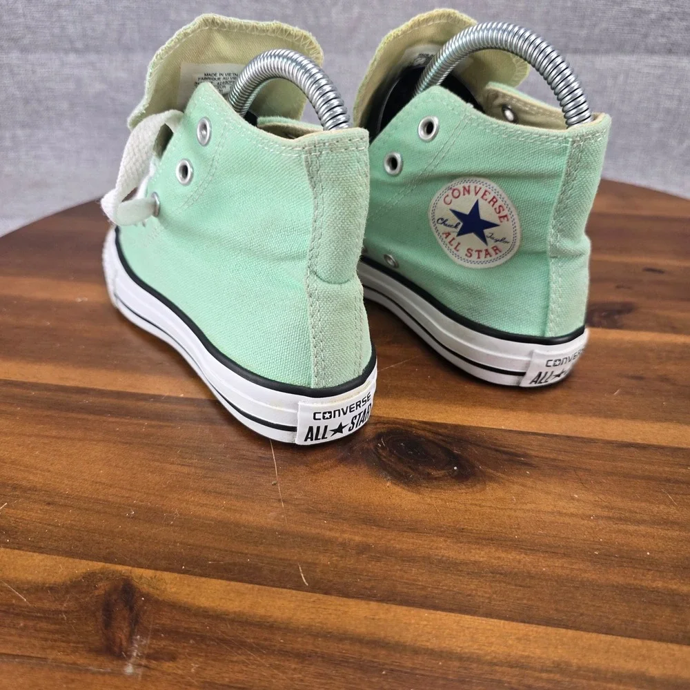 Converse Chuck Taylor All Star Kids Mint Green High Top Sneakers 342367F Size 13
